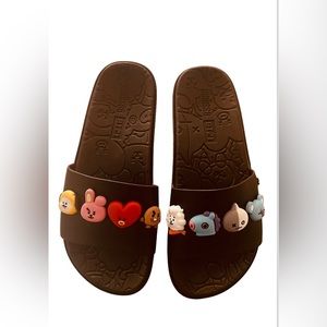 Women’s Melissa BT21 Black Sandals 9